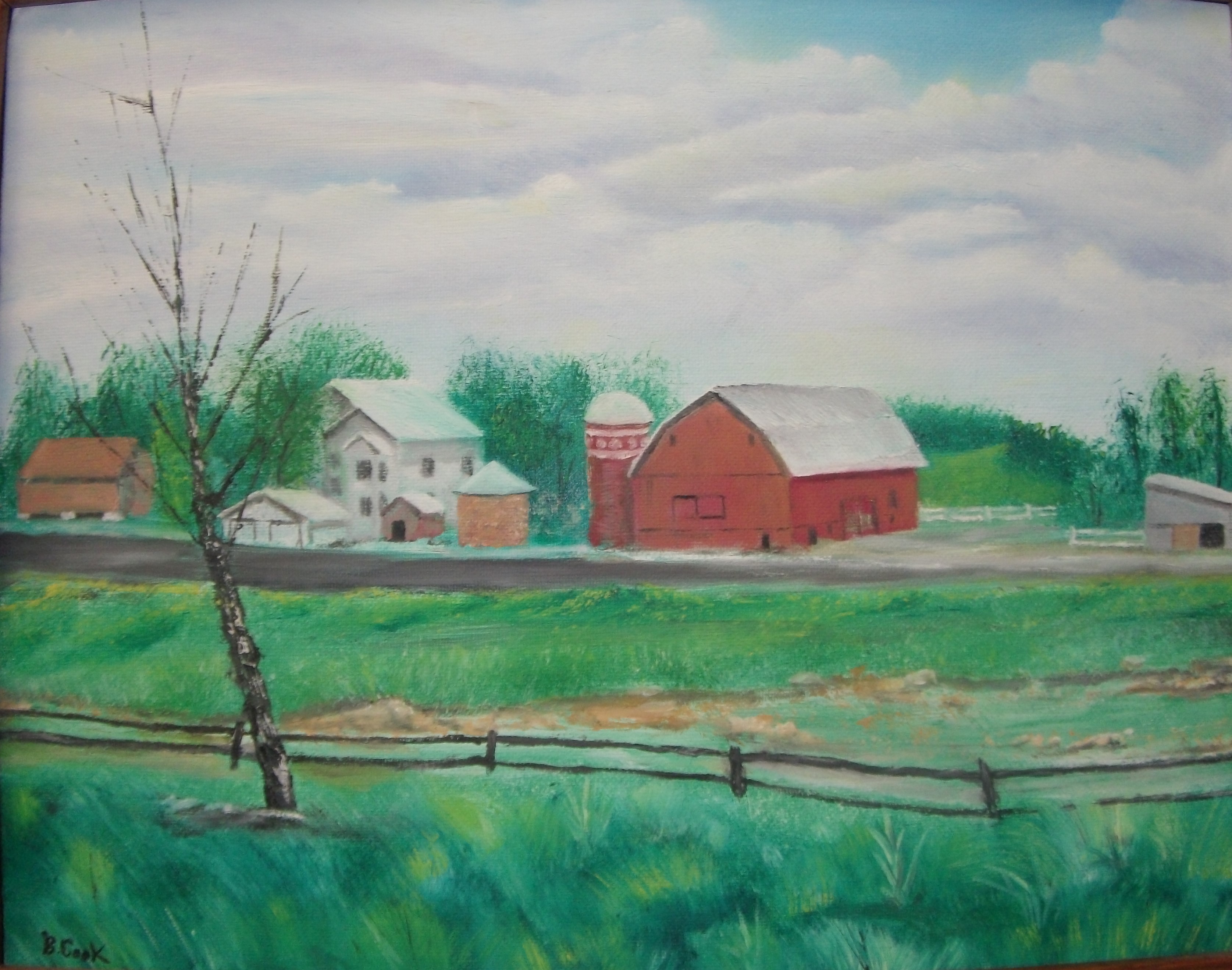 Farm Scene 11x14