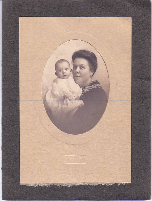 Hattie Belle (Milliken) Woodworth with Mortimer